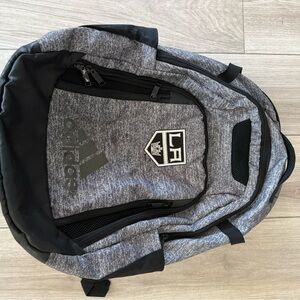 LA Kings Adidas Black and Gray Men's Backpack